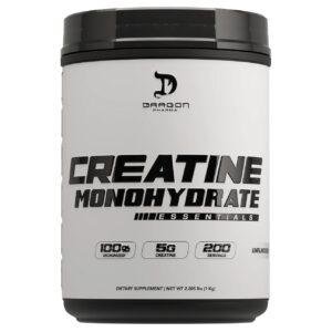 DRAGON PHARMA CREATINA SIN SABOR | 100-200 SERVIDAS